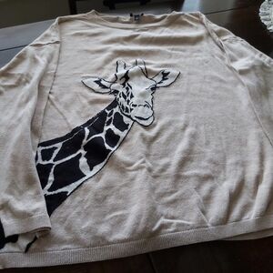 NEW TALBOTS/GIRAFFE  light sweater/B1